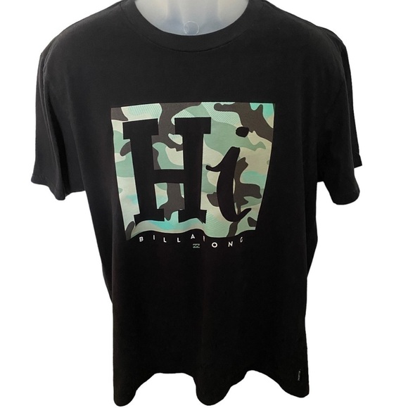 Billabong Hi Hawaii Surf Wave Tee Shirt Men XL Core Fit - Picture 1 of 5